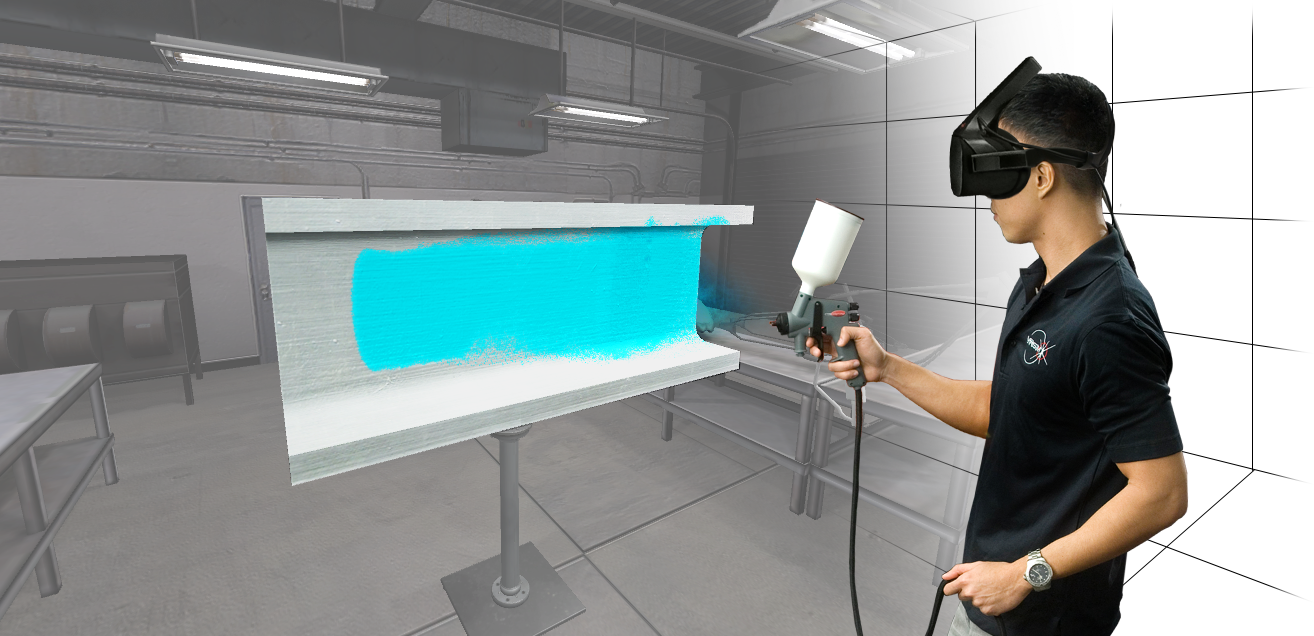 SimSpray Virtual Reality Training